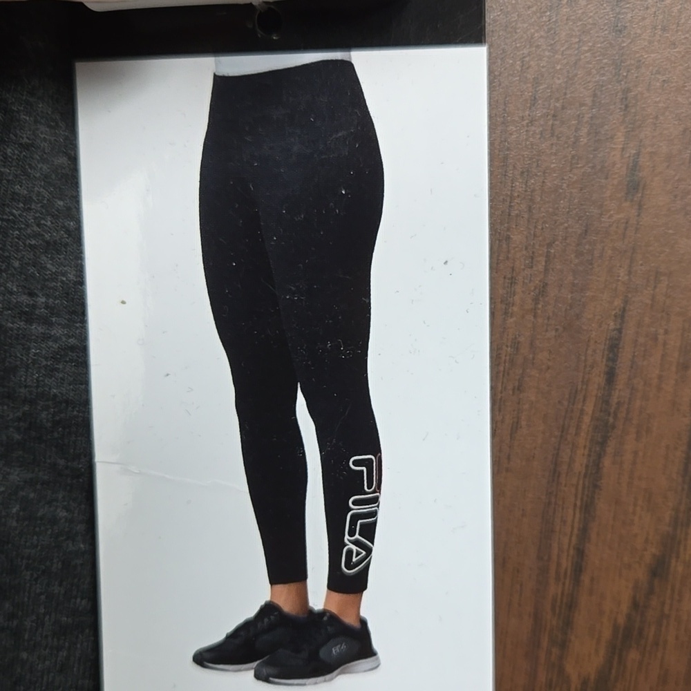 Fila Size XS Grey High Waist 7/8 Tight
